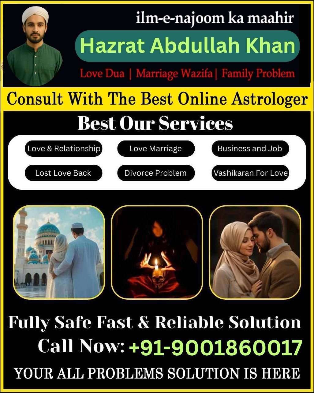 Hazrat Abdullah Khan Call Us +91-9001860017
